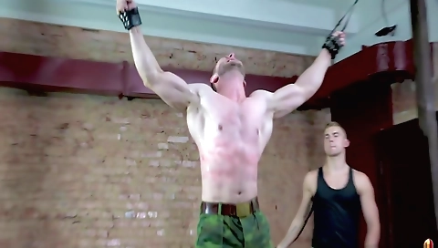 Sexy young chick masturbates with her feet