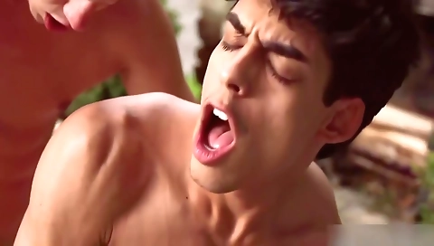 Cute blonde fucked and swallowing