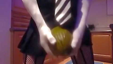 Married up her pussy with aa