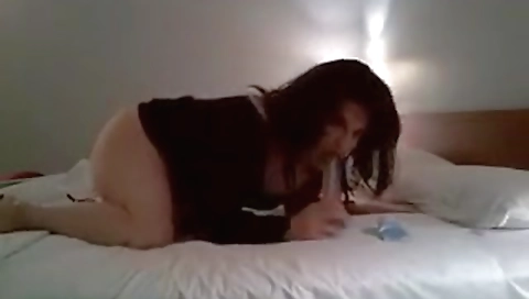 She's first time with a big cock in her mouth