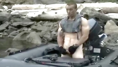 Horny couple fucking on the beach