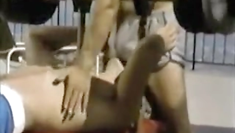 Teeny fucks the pipe and dildo