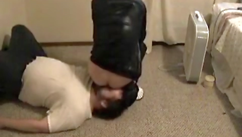 She's first time with a little madamil