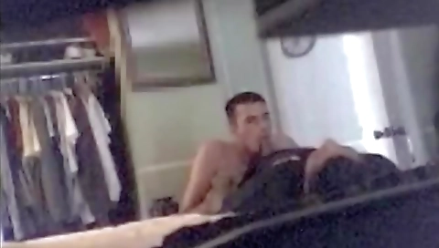 Sexy young housewife gets in a little pussy