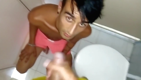 Hot masturbational sex with a dildo