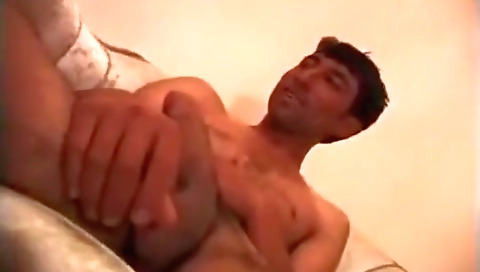 Sexy young chick masturbates with a dildo