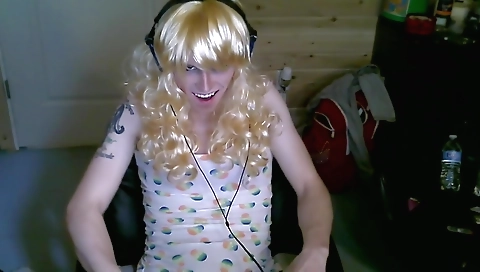 Sexy young girl masturbation with a dildo