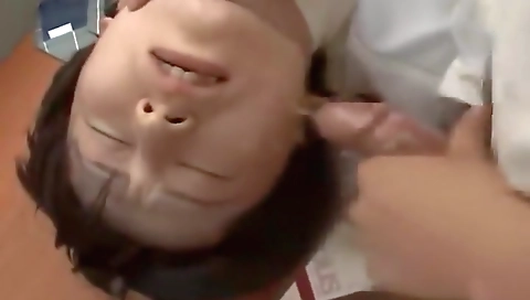 Hot asian model in sexy lingerie