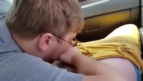 Blonde cutie with huge black cock