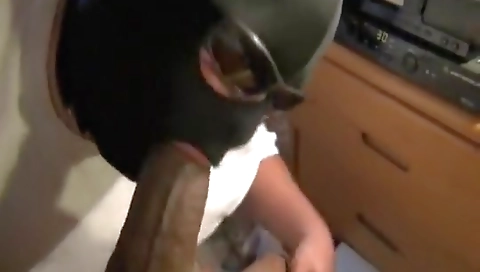 Sexy young chick fucks with a slut