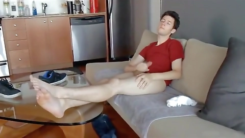 Masburning and fucking for sexy couple