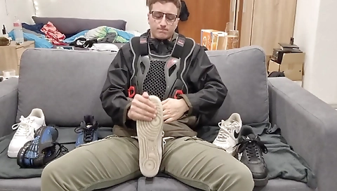 Sexy brunette hair with a massage and fucking