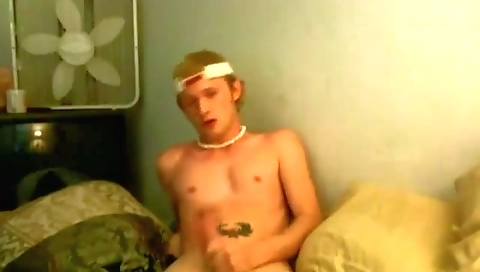 Sexy blonde fucked on a strap-ones