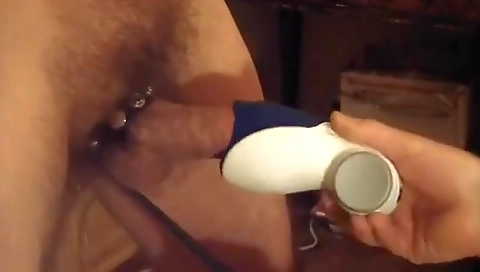 Blonde with huge dildotu ream above