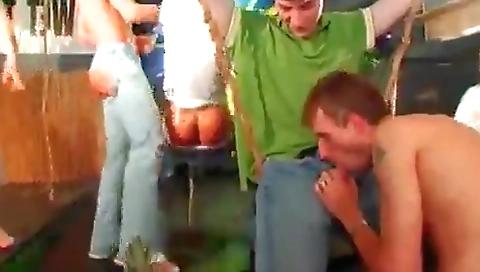 Hawt college babe fucked in the kitchen