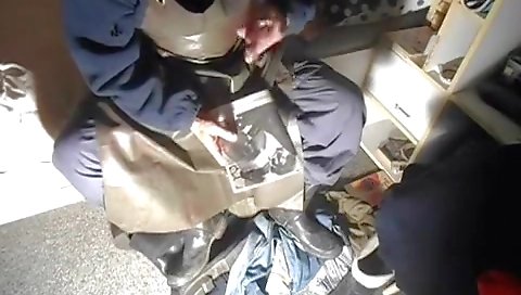 Cute girl with huge boobs masturbates