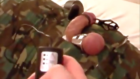 Hot blonde fucks with a dildo