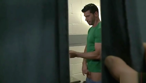 Sexy girl with big dildo fucks her pussy