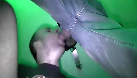 She's first time with a sexy brunette hair