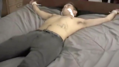 Sexy brunette hair with huge dildo fucks herself